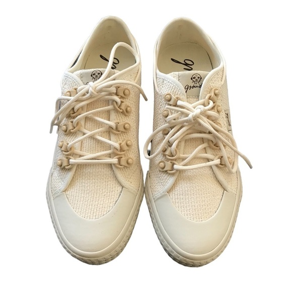Grounded People Vegan Low Cut Charlie Sneakers Size EU 38 / US 7 - Picture 3 of 8